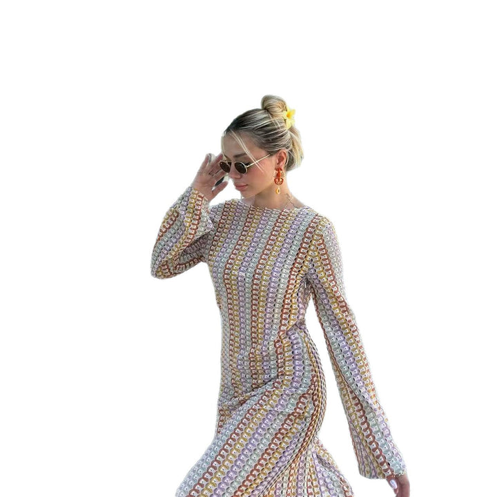 Damen Hüftlanges Strandkleid mit weiter Passform Echo Archiv