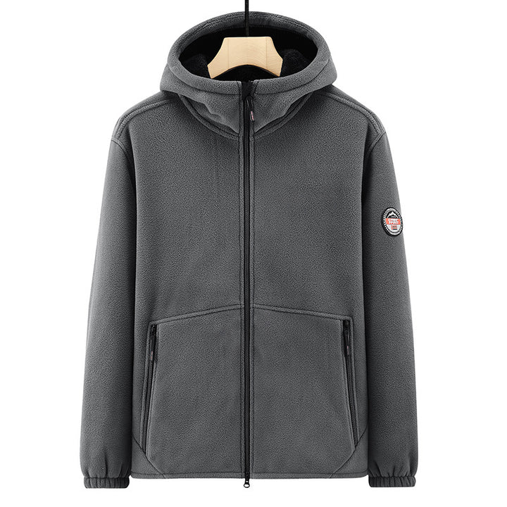 Herren Fleecejacke mit Kapuze Echo Archiv