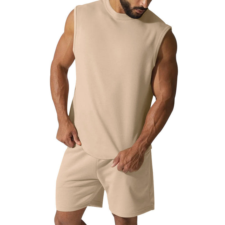 Herren sportliches Kurzarm-Set aus atmungsaktivem Material Echoarchiv