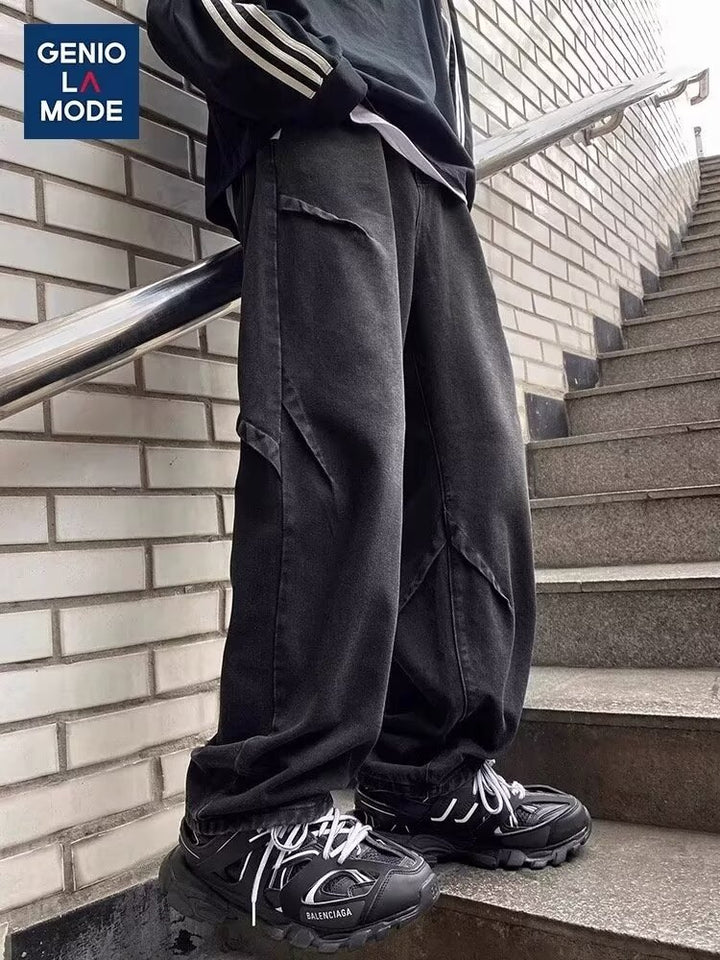 Herren Weitgeschnittene Cargo-Jeans Echoarchiv