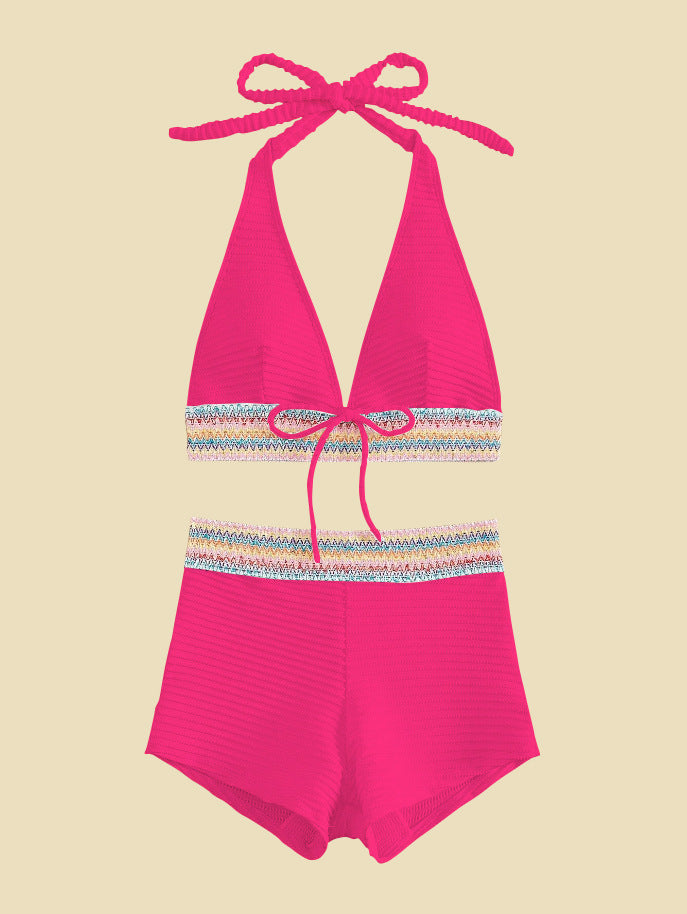 Damen Bikini-Set mit hoch geschnittenen Shorts Echo Archiv