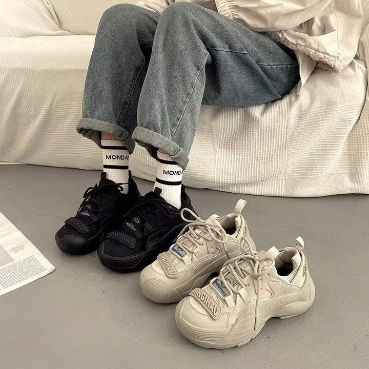 Damen Sportliche Sneakers mit strapazierfähigem Obermaterial und rutschfester Sohle Echo Archiv