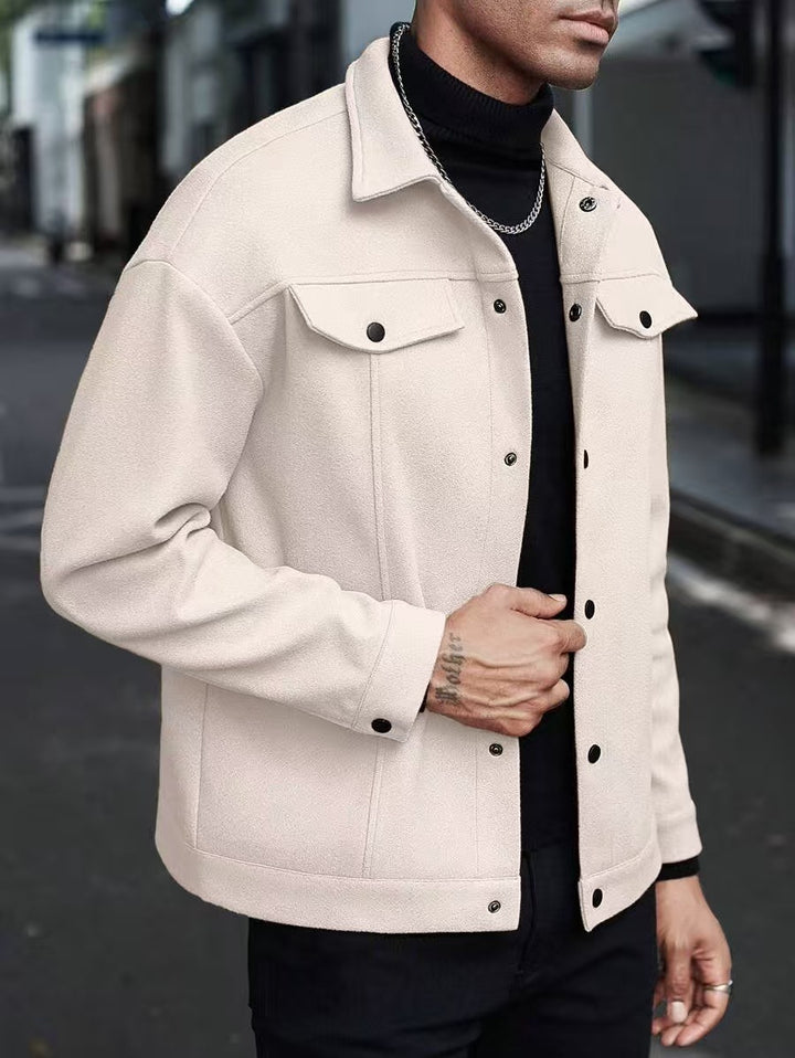 Herren stilvolle Overshirt-Jacke Echoarchiv