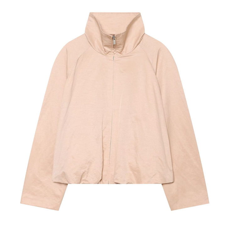Damen Kurzer Windbreaker‑Blouson mit hohem Stehkragen, Raglanärmeln und Tunnelzugsaum Echo Archiv