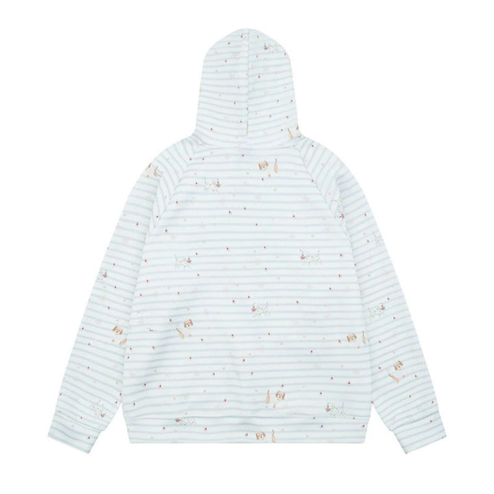 Damen Kuscheliger Kapuzen‑Oversizepullover mit integriertem Schleifen‑Schal und Aufgesetzten Taschen Echoarchiv