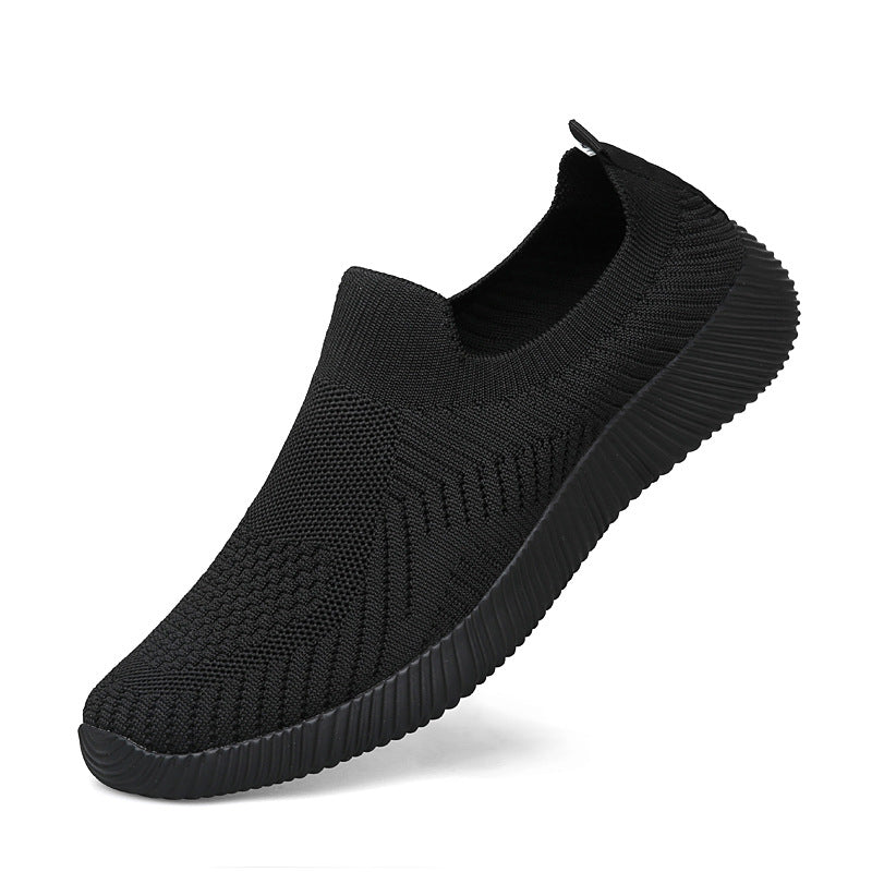 Unisex nan ultraleichter Schlupfschuh aus Feinstrick mit anatomischem Komfortfußbett und gerippter Flexlaufsohle Echo Archiv