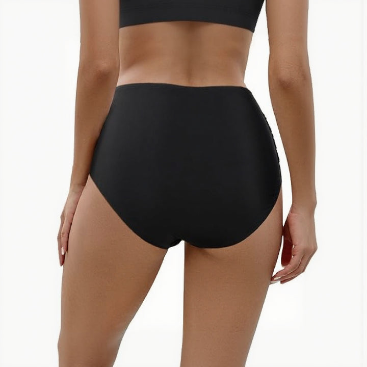 Damen Hochtaillierte Bikinihose Echo Archiv