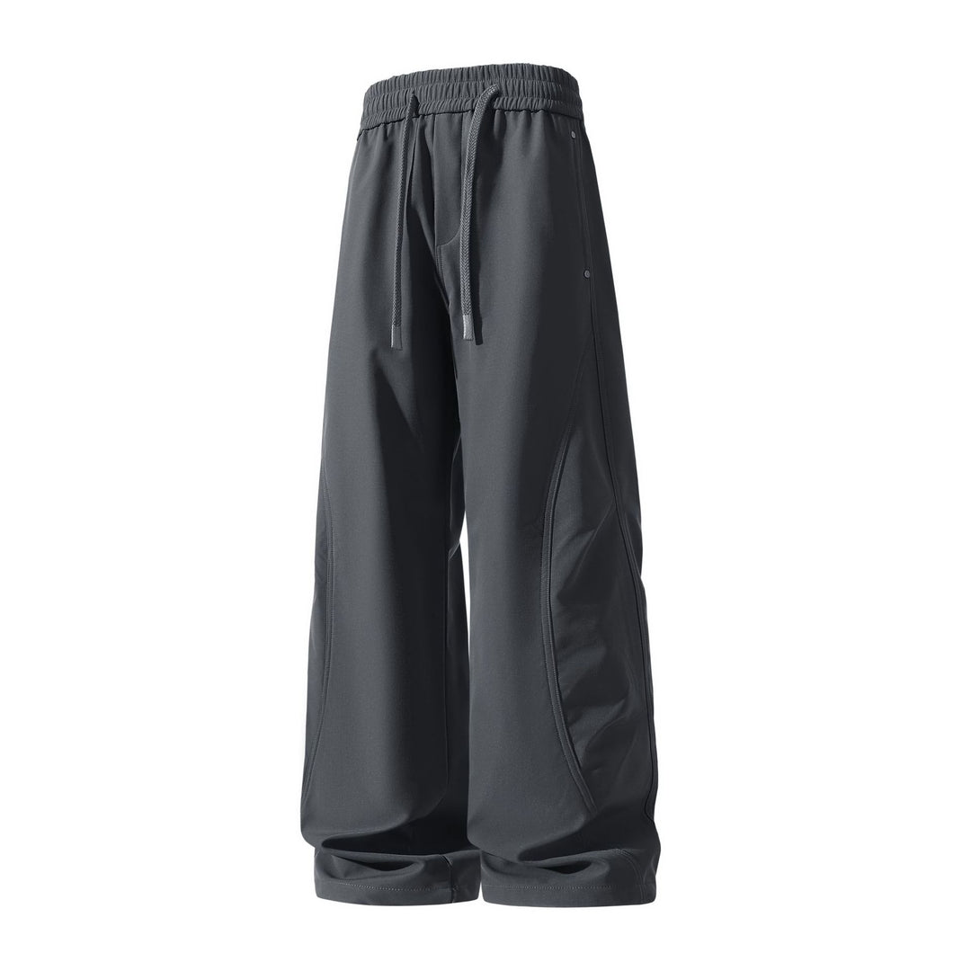 Damen Weite Cropped-Utility-Jogginghose mit Tunnelzugbund und geschwungenen Cargotaschen Echo Archiv