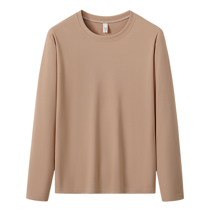 Herren Langärmeliges Rundhals-Basicsweatshirt aus weichem Baumwollmix Echo Archiv