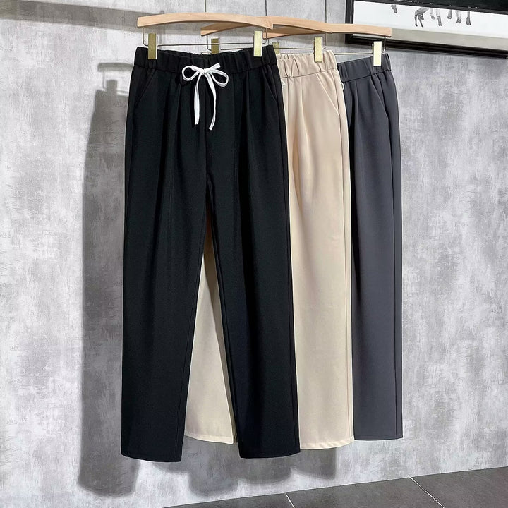 Damen Bequeme Jogginghose mit verstellbarem Bund Echoarchiv
