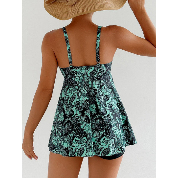 Damen Badeanzug-Kleid mit elegantem Paisleymuster Echo Archiv