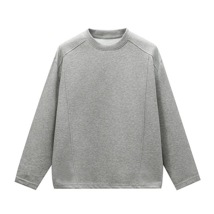 Unisex Minimalistisches Rundhals-Sweatshirt mit Raglanärmeln Echoarchiv