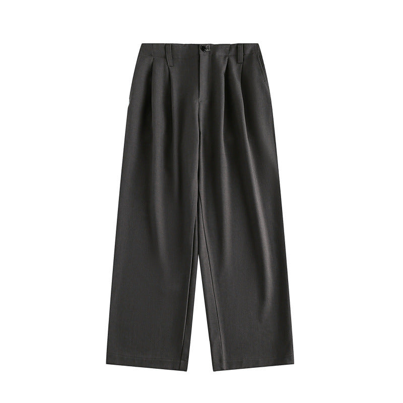 Damen Hochtaillierte weite Bundfalten-Hose mit geradem Bein Echo Archiv