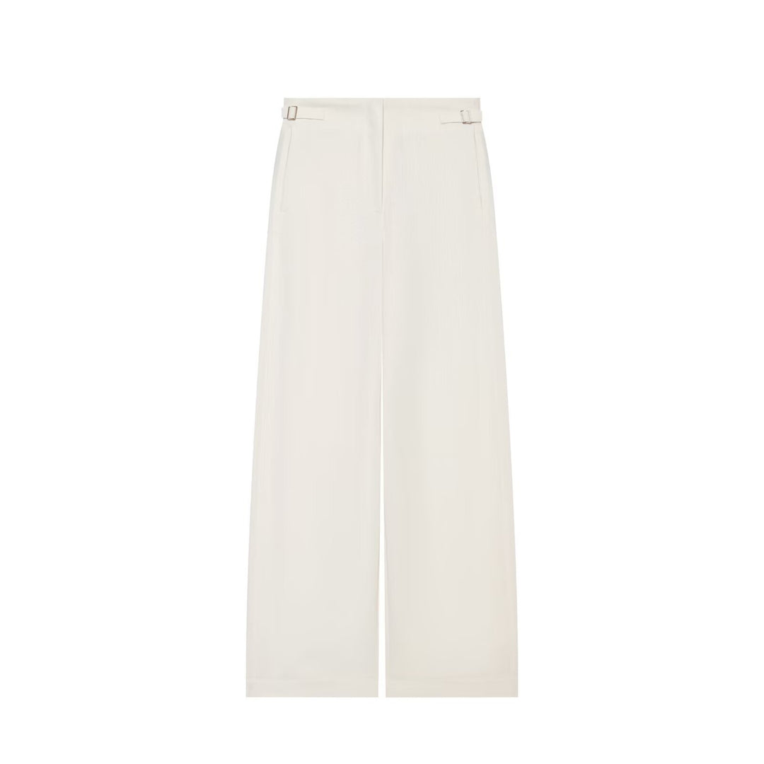 Damen Weite High Waist Culotte‑Hose mit klarer Frontnaht und seitlichen Taillenriegeln Echo Archiv