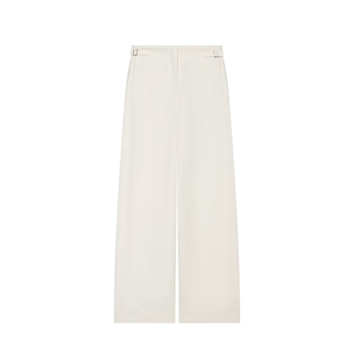 Damen Weite High Waist Culotte‑Hose mit klarer Frontnaht und seitlichen Taillenriegeln Echo Archiv