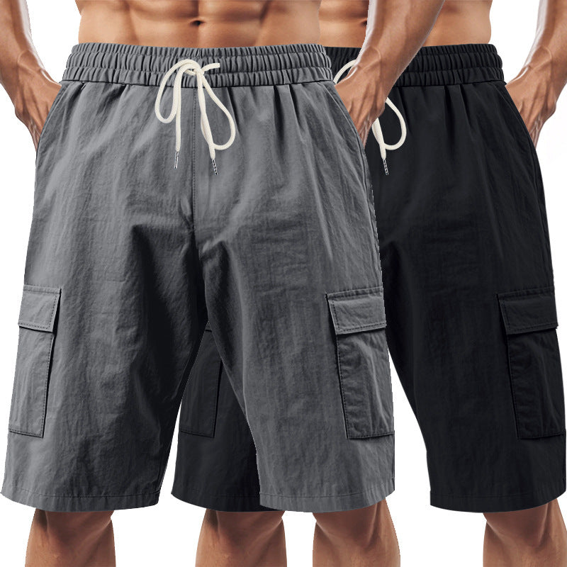 Herren Cargo-Shorts mit praktischen Seitentaschen und elastischem Bund Echoarchiv