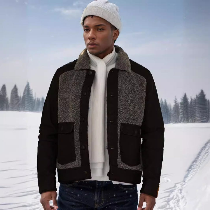 Herren lässige Fleece-Jacke Echoarchiv