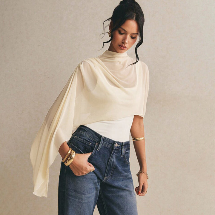 Damen Body mit elegantem Chiffon-Überwurf Echo Archiv