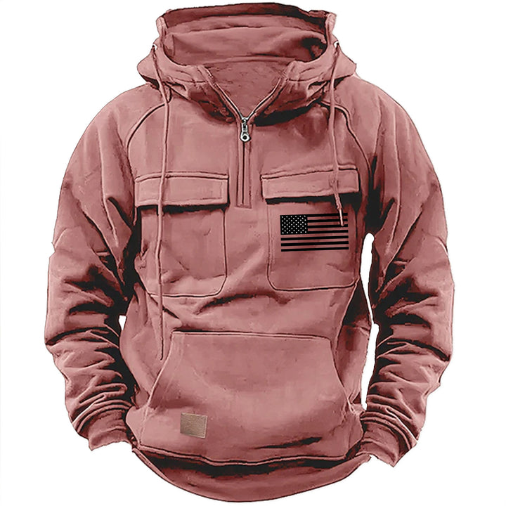 Herren praktische Kapuzenpullover mit zahlreichen Taschen Echoarchiv