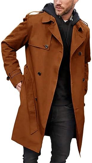 Herren Trenchcoat mit klassischem Stil Echoarchiv