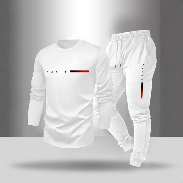 Herren Freizeitmode Set mit langlebigem Langarmshirt und bequemer Jogginghose Echoarchiv