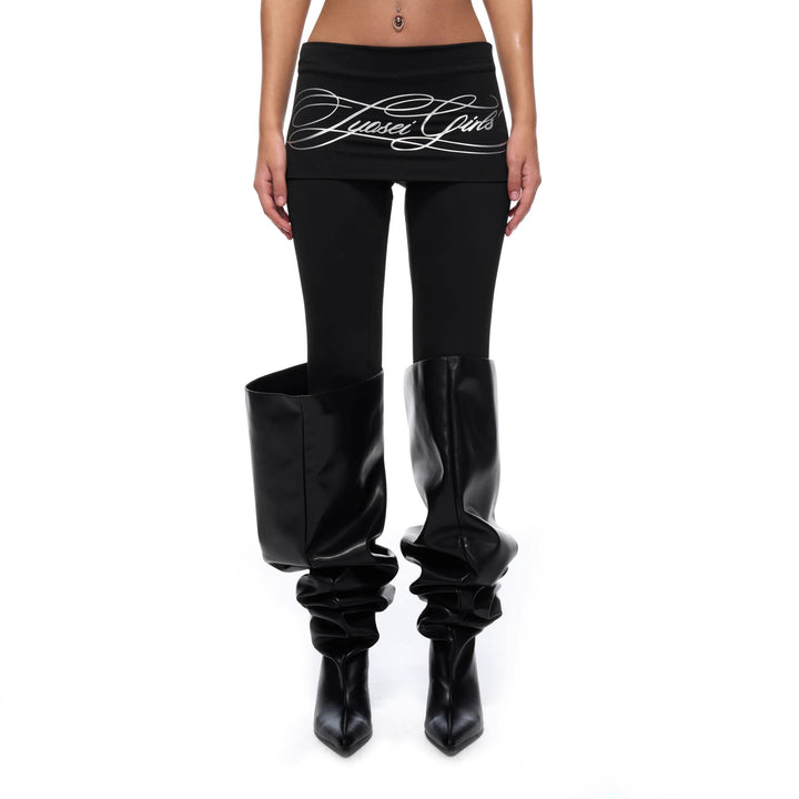 Damen Sportliche Leggings mit breitem Bund Echo Archiv