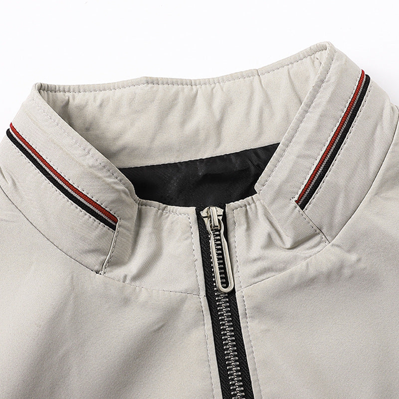 Herren sportive Jacke mit praktischen Reißverschlusstaschen Echoarchiv