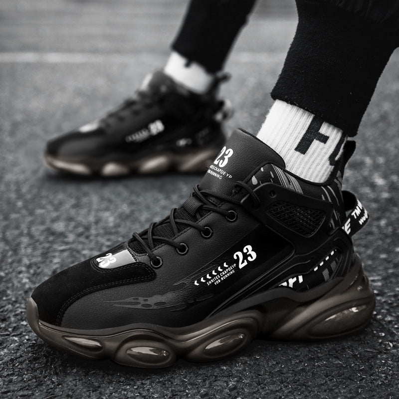 Herren Gefütterte Chunky-Sneaker mit sichtbarer Luftkissen-Zwischensohle und Teddyfutter Echoarchiv
