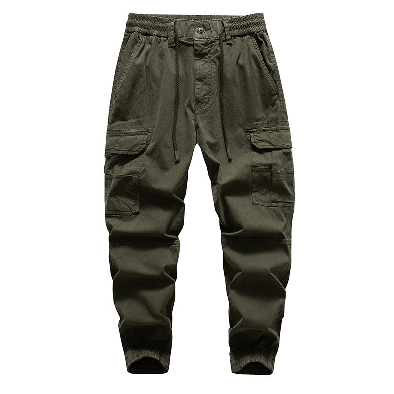 Herren Multifunktionale Cargo-Joggerhose mit Tunnelzugbund, Knieabnähern und Organizer-Taschen Echo Archiv
