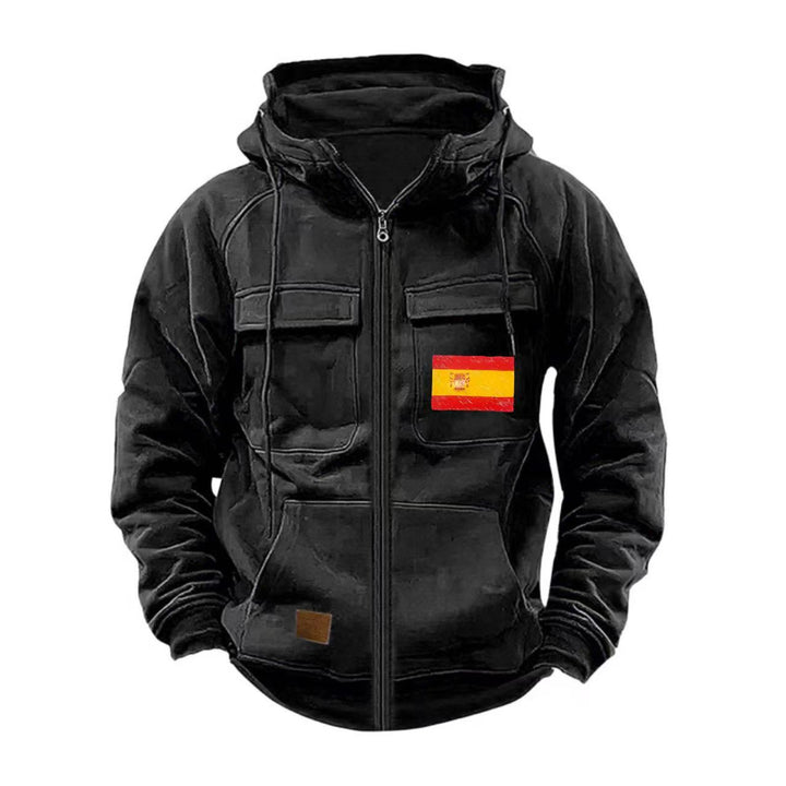 Herren funktionale Jacke mit mehreren Taschen Echoarchiv