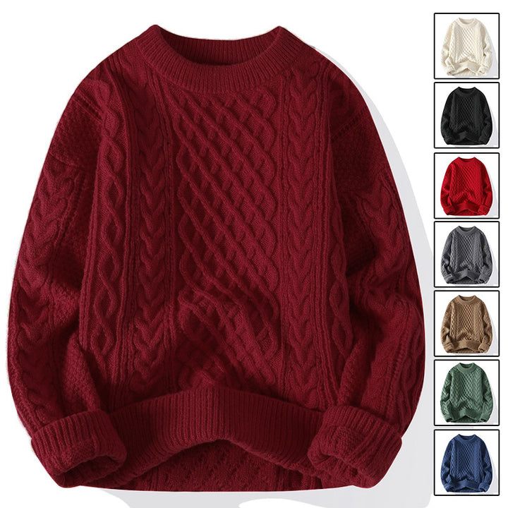 Damen Grobstrickpullover mit Zopfmuster Echoarchiv 1787964300