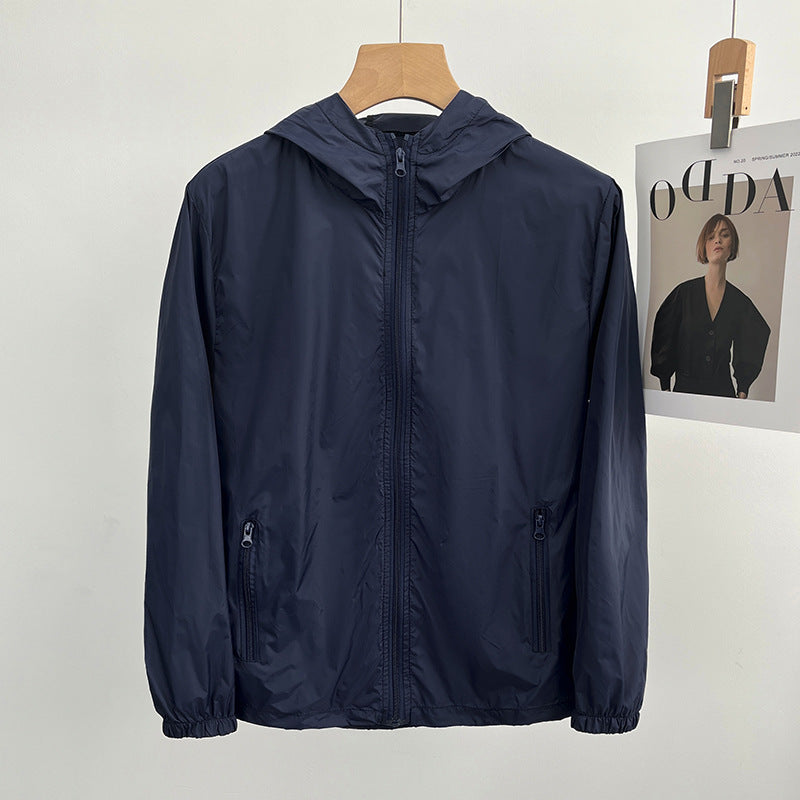 Damen Leichte Übergangsjacke mit Kapuze und Reißverschluss Echo Archiv