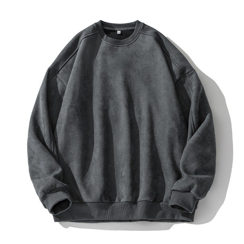 Unisex Puristisches Oversize-Rundhals-Sweatshirt mit Drop-Shoulder und gebürstetem Innenfutter Echo Archiv