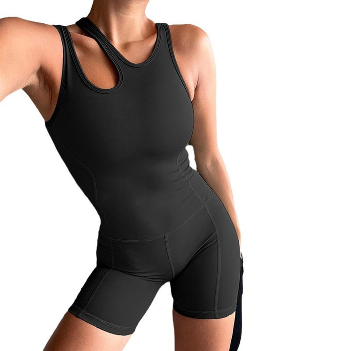 Damen Sportoverall mit modernem High-Neck-Design und figurbetonter Silhouette Echo Archiv
