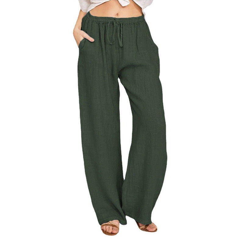Damen bequeme Leinenhose Echoarchiv