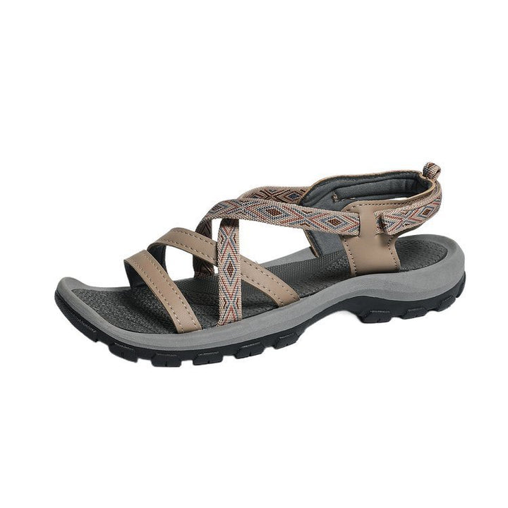 Damen Outdoor‑Trekkingsandale mit gepolstertem Fußbett und rutschfester Sohle – Sorelia