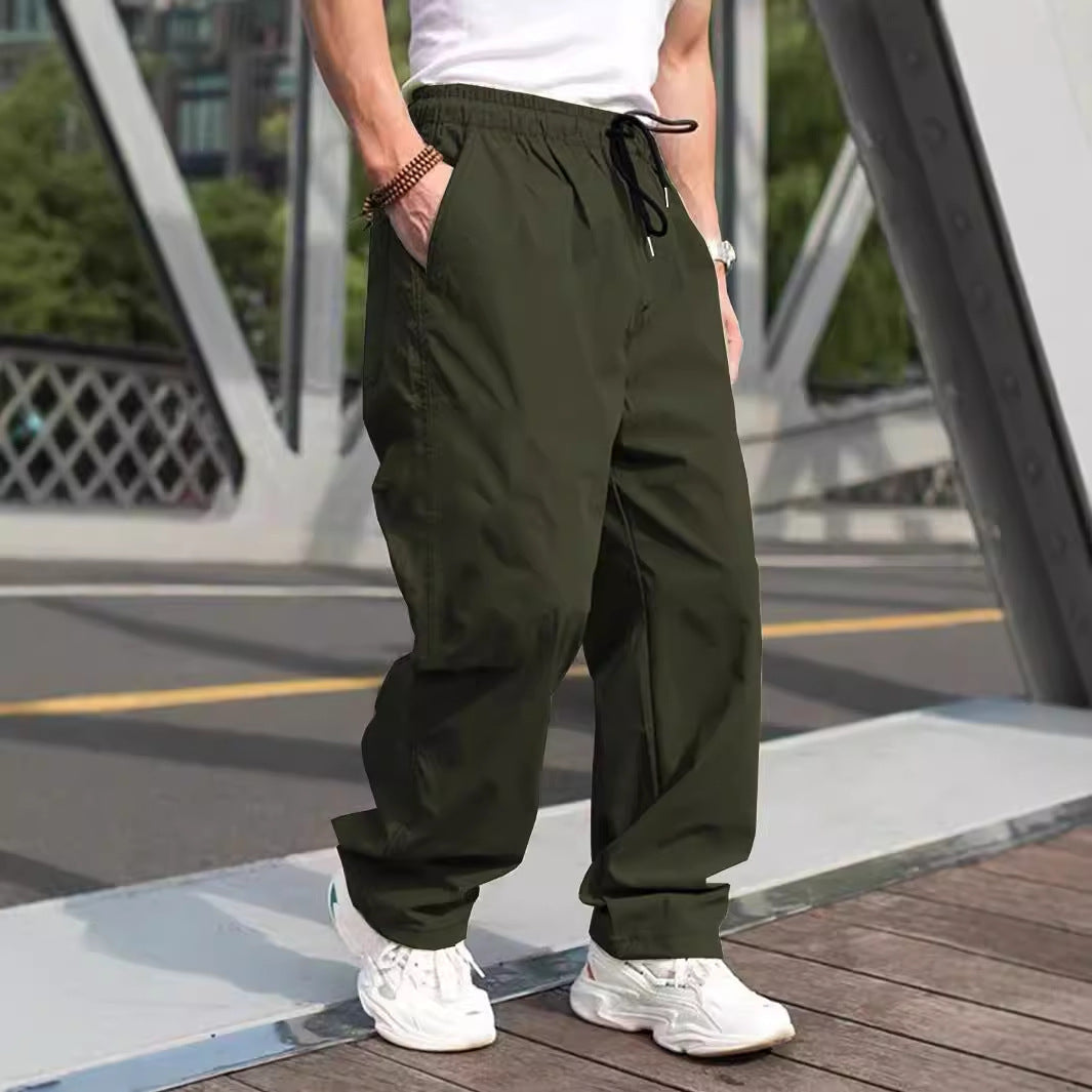 Herren lässige Cargohose mit elastischem Bund Echoarchiv