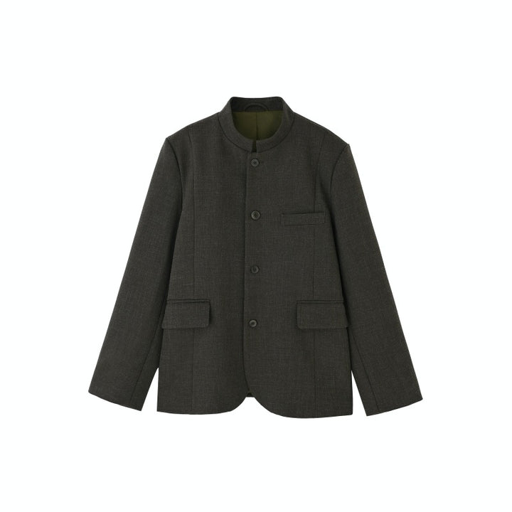 Damen Modische Kurzjacke mit Stehkragen Echoarchiv