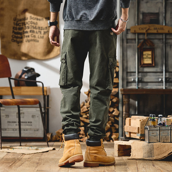 Herren Cargo-Joggerhose mit elastischem Bund und Multifachtaschen Echo Archiv