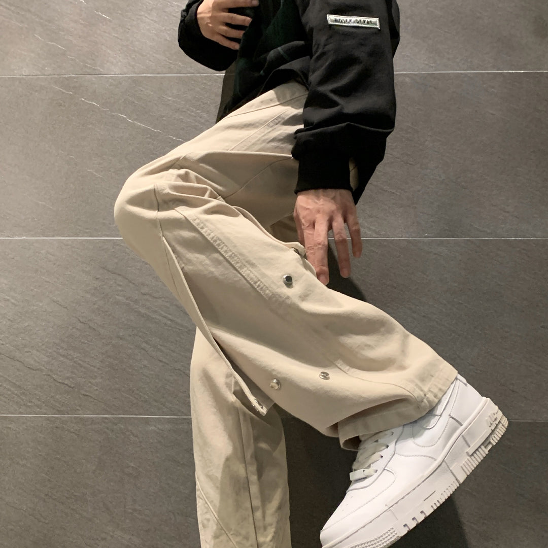 Herren lässige Utility-Hosen mit multifunktionalen Taschen und verstellbarem Bund Echoarchiv