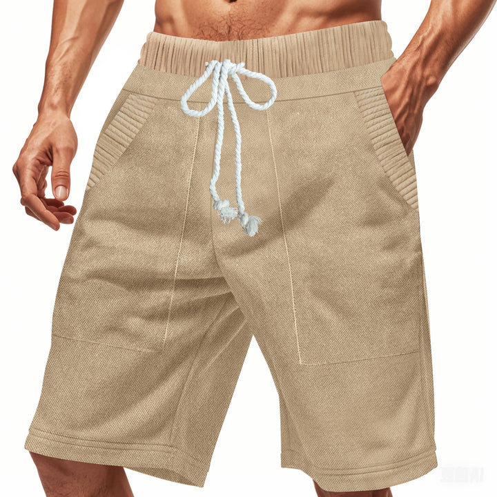 Herren lässige Shorts mit elastischem Bund und praktischen Seitentaschen Echoarchiv