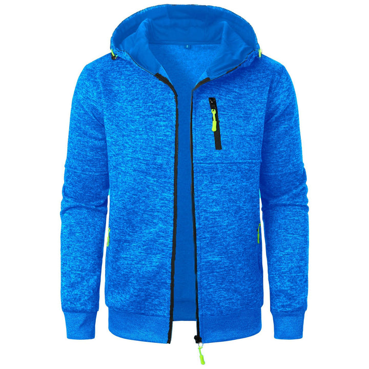 Herren Sportliche Kapuzenjacke mit innovativem Strukturdesign und praktischen Taschen Echoarchiv