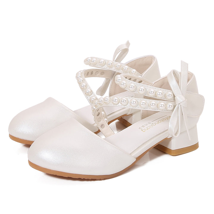 Damen elegante Ballerinas mit Perlenverzierung Echo Archiv