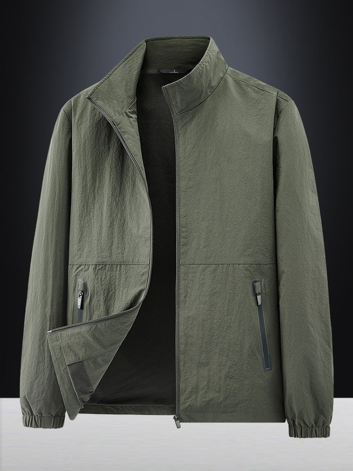Herren Leichte Outdoorjacke mit hohem Kragen Echo Archiv