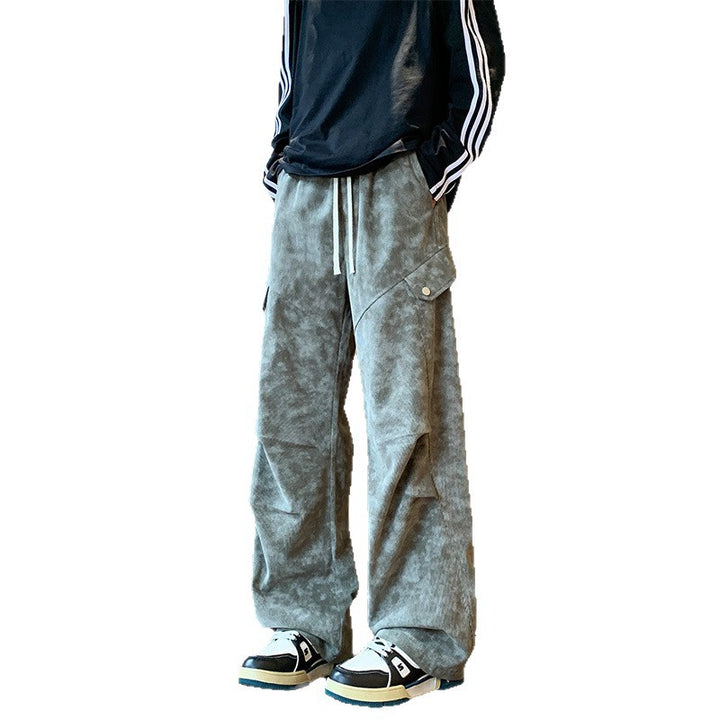 Unisex Weit geschnittene Utility-Hose mit praktischen Taschen Echoarchiv