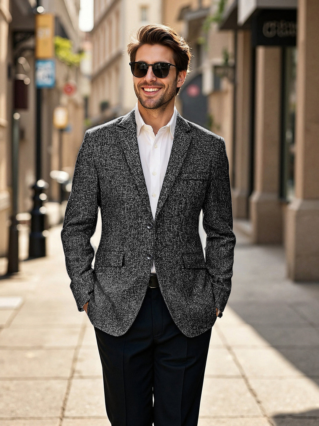 Herren eleganter Freizeitblazer Echoarchiv