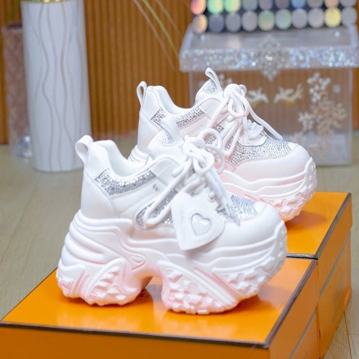 Damen Chunky Sneakers mit glitzernden Akzenten und stylischem Design Echo Archiv