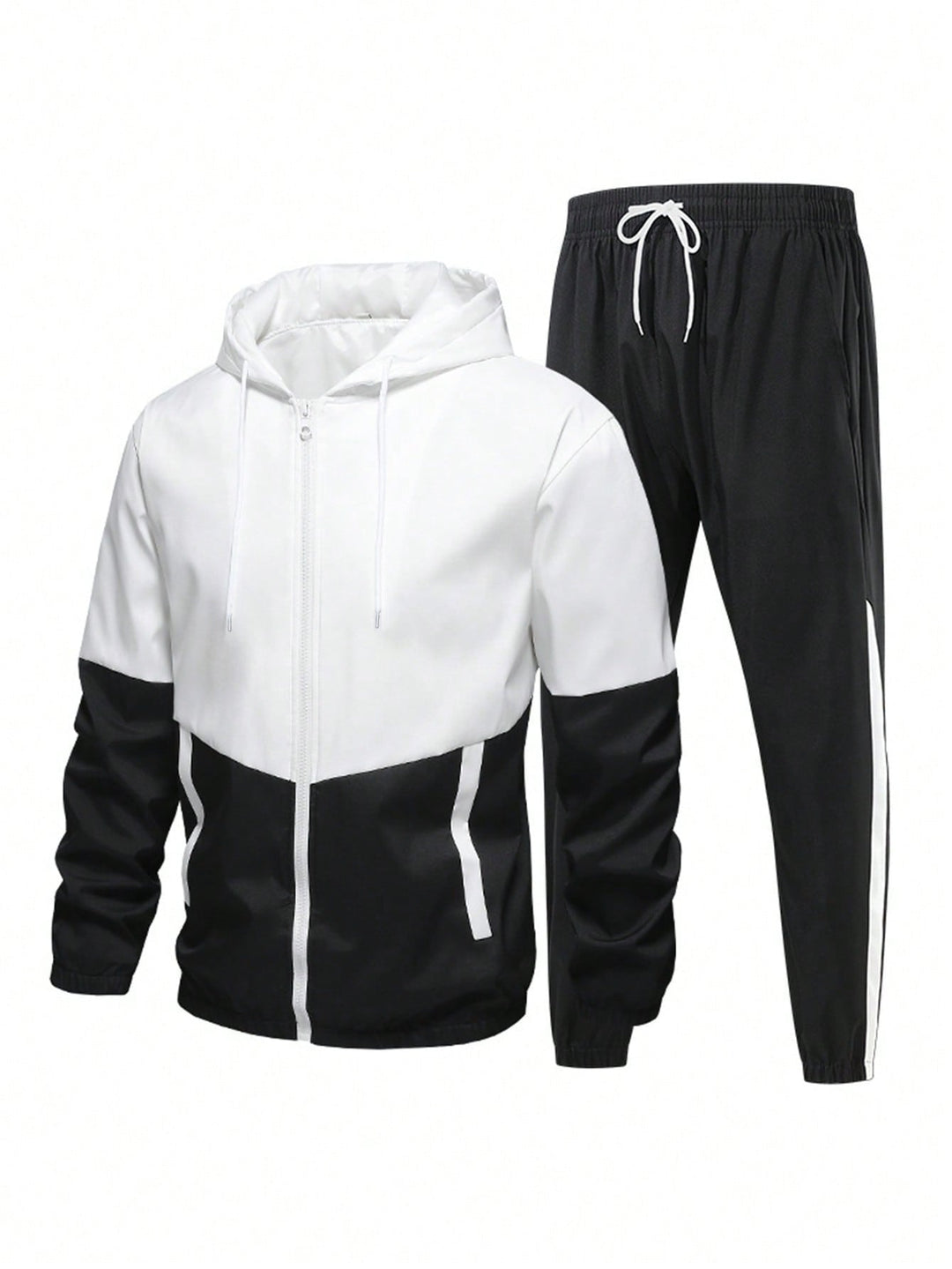 Herren Sportanzug mit atmungsaktiver Jacke und elastischen Jogginghosen Echoarchiv