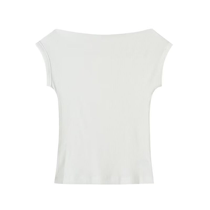 Damen raffiniertes Oberteil mit weitem Schnitt und modernen Details Echo Archiv