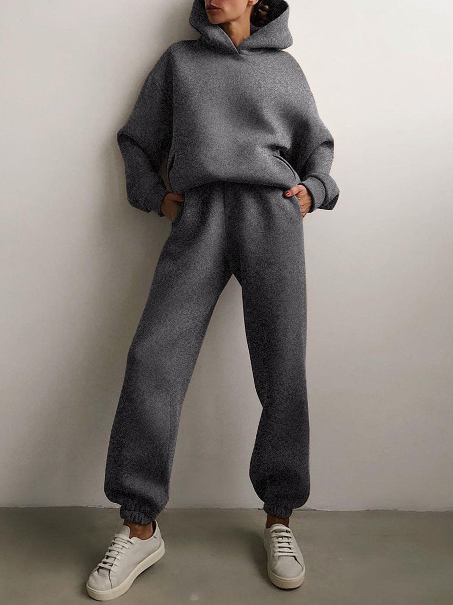 Damen entspannter Oversized Jogginganzug Echoarchiv